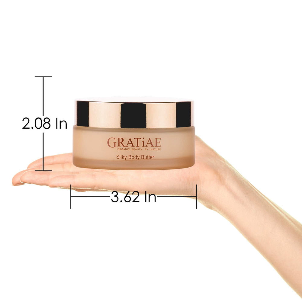Gratiae neck and decollete cream jar for targeted moisturization
