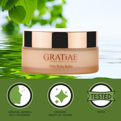 Gratiae organic shea butter close-up highlighting natural nourishment