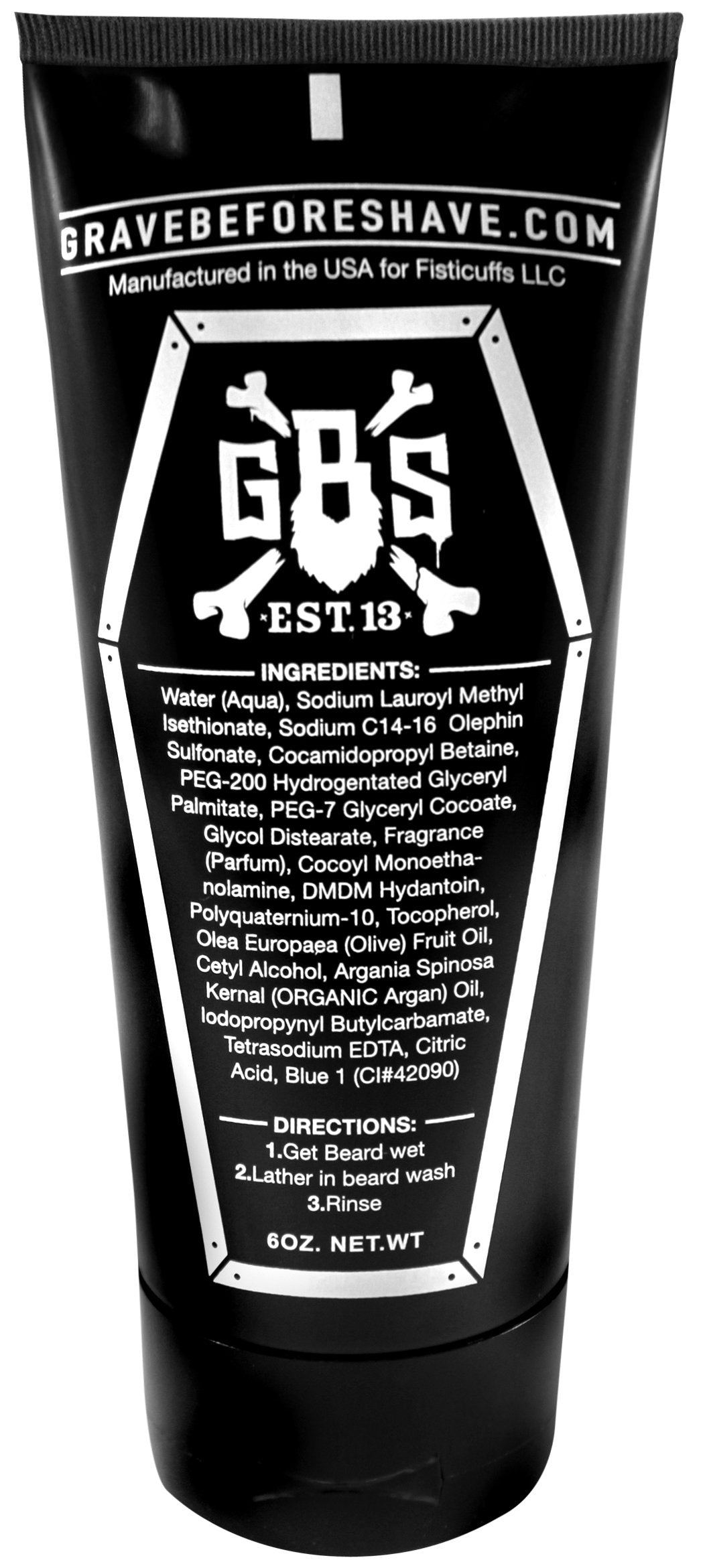 Grave Before Shave beard wash with argan oil delivers hydration and manageability.