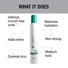 Great Clips Solutions Curl Whipped Mousse delivers crunch-free hold for defined texture.