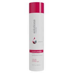 GREAT CLIPS Solutions Nourishing Shampoo bottle with Argan Oil highlights color-safe nourishment
