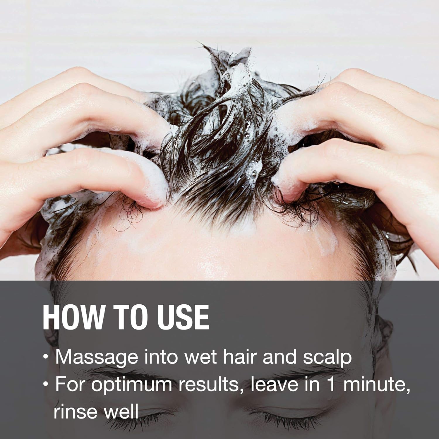 Pour shot demonstrates easy distribution without heaviness on hair.