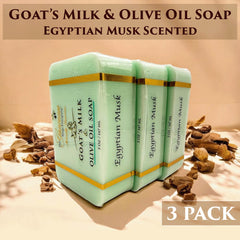 The Grecian Soap Company pack close-up showing rich lather and hydrating formula