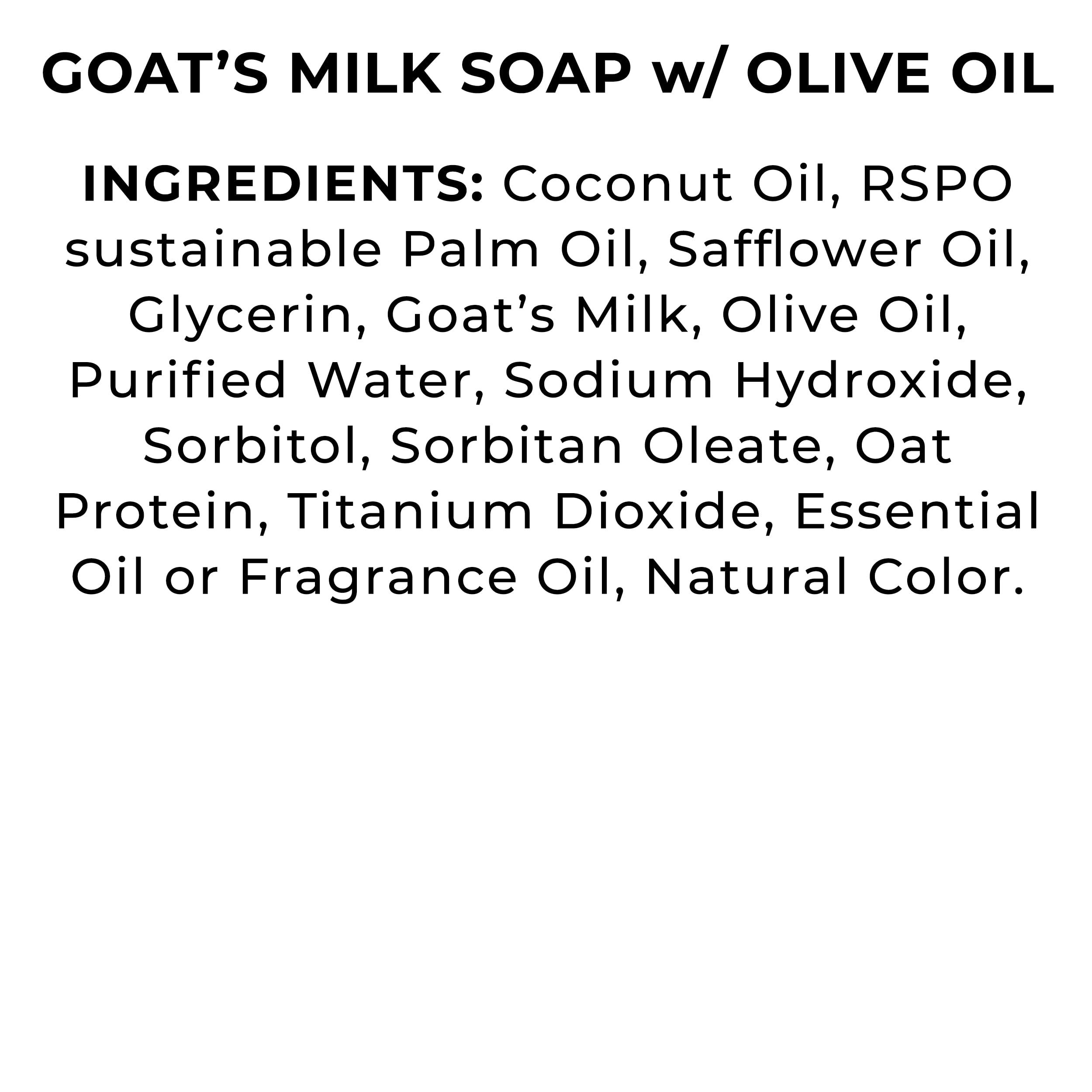Grecian made in USA seal denotes quality and traditional soap craftsmanship.