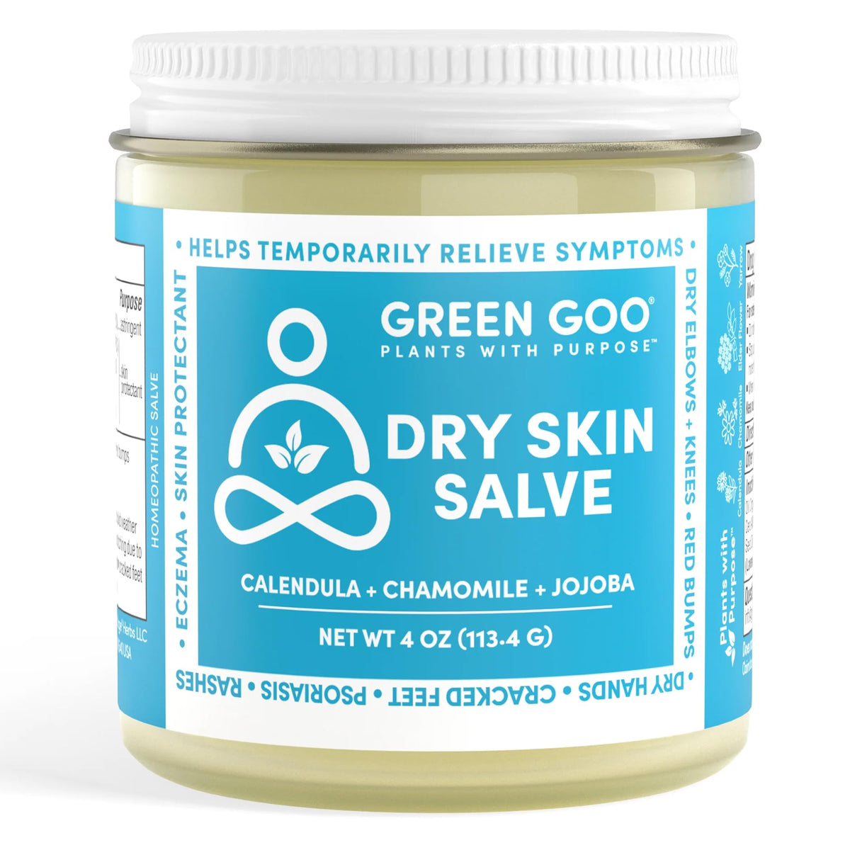 Green Goo Dry Skin Salve bottle shown for everyday hydration
