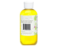 Close-up of Green + Lovely organic oil blend for nourishing skin.
