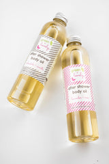 Green + Lovely organic body oil blend nourishes sensitive skin safely.