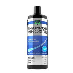 GREEN ROYALTY Minoxidil Shampoo bottle with rich lather supports scalp conditioning