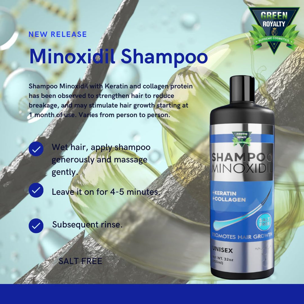 GREEN ROYALTY Minoxidil Shampoo cruelty-free and ethically produced