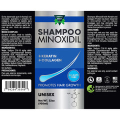 GREEN ROYALTY Minoxidil Shampoo lab-tested in GMP facility