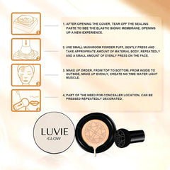 Green Tomato Luvie Glow cushion designed for 24-hour wear