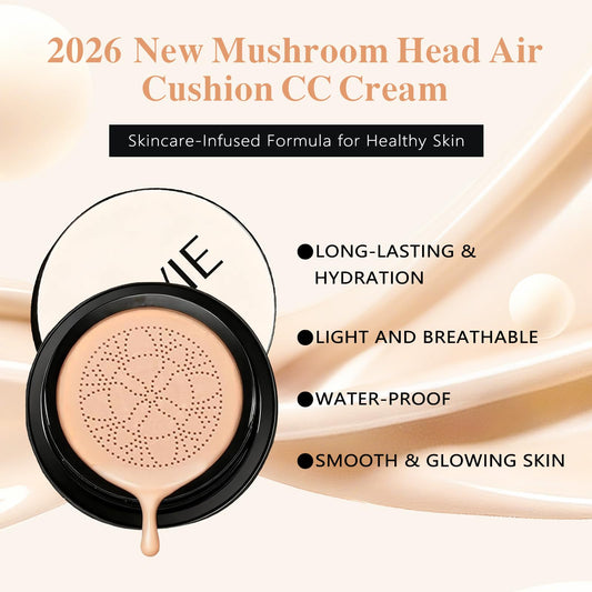 Green Tomato Luvie Glow cushion application swirls for smooth, buildable coverage