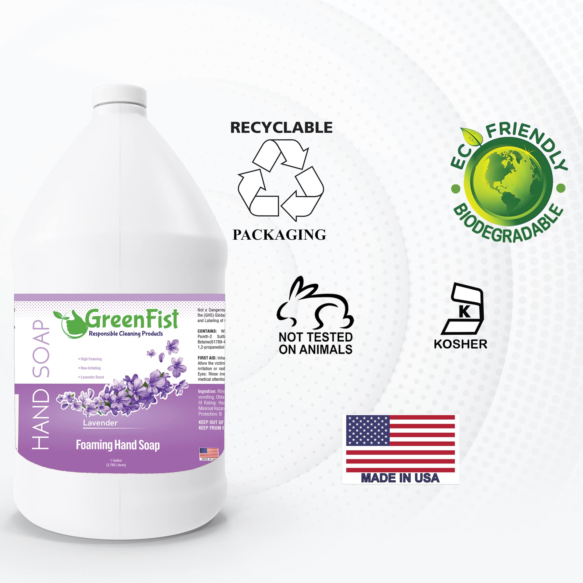 GreenFist family-friendly soap suitable for kids and adults