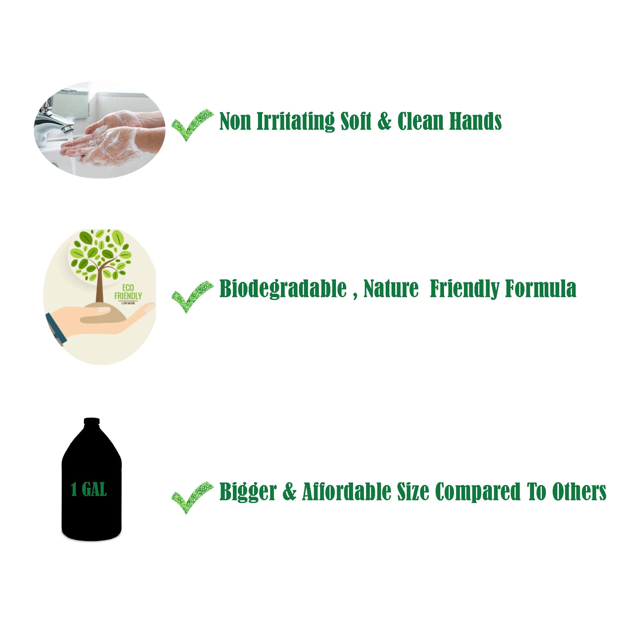 GreenFist soft hands after wash showing moisturized skin.