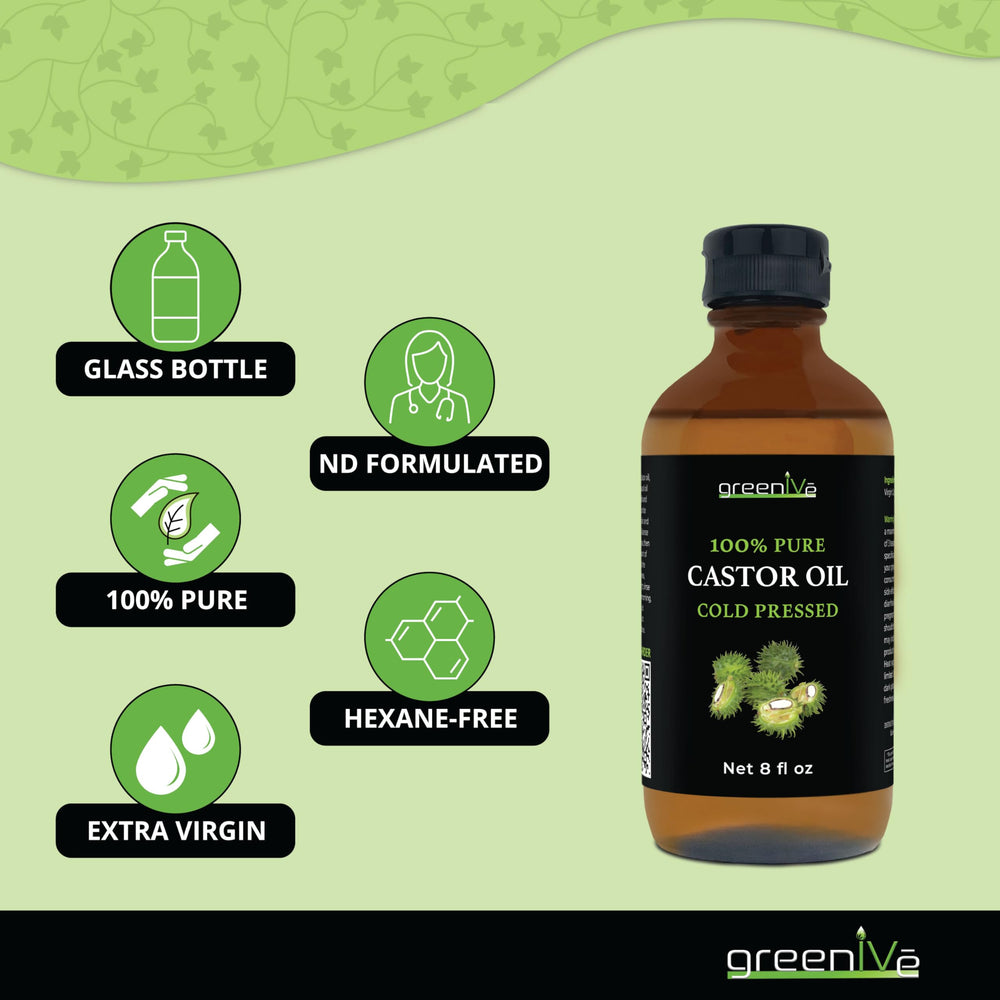 GreenIVe Castor Oil packs wrap setup ready for traditional castor packs