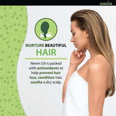 Neem Oil in spray bottle for body care applications.