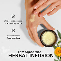 Greenstead Naturals herbal infusion with calendula and chamomile notes.