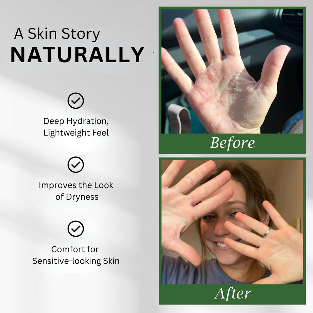 Greenstead Naturals jojoba oil balm; nourishes and smooths skin.