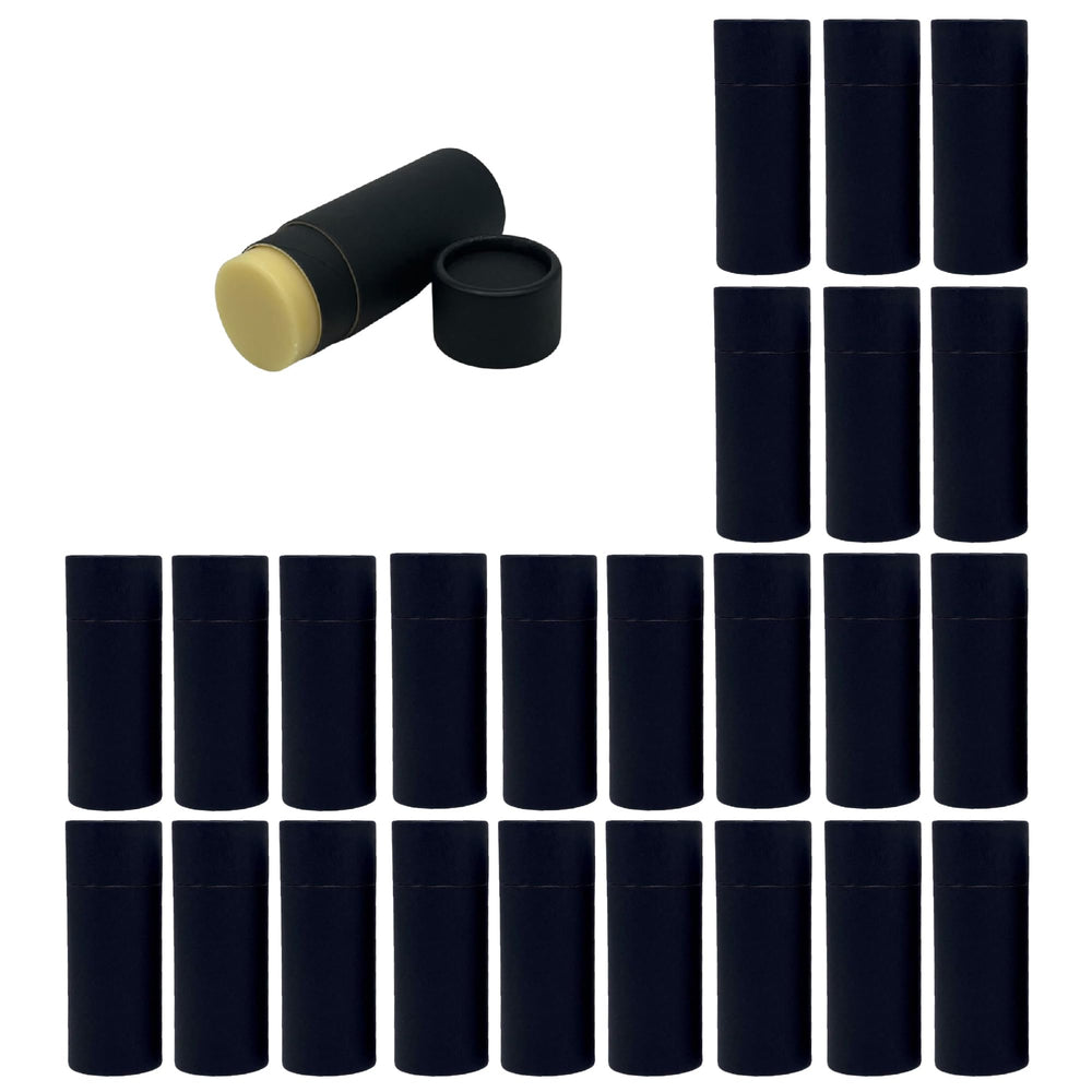 GreenWay kraft tube closed, eco packaging for deodorant and lotion with natural materials