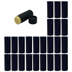 GreenWay kraft tube closed, eco packaging for deodorant and lotion with natural materials