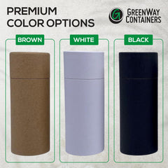 GreenWay versatile tubes, suitable for deodorants balms and lotions