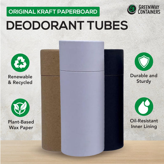 GreenWay wax liner inside, oil-resistant interior protects formulas from leaks