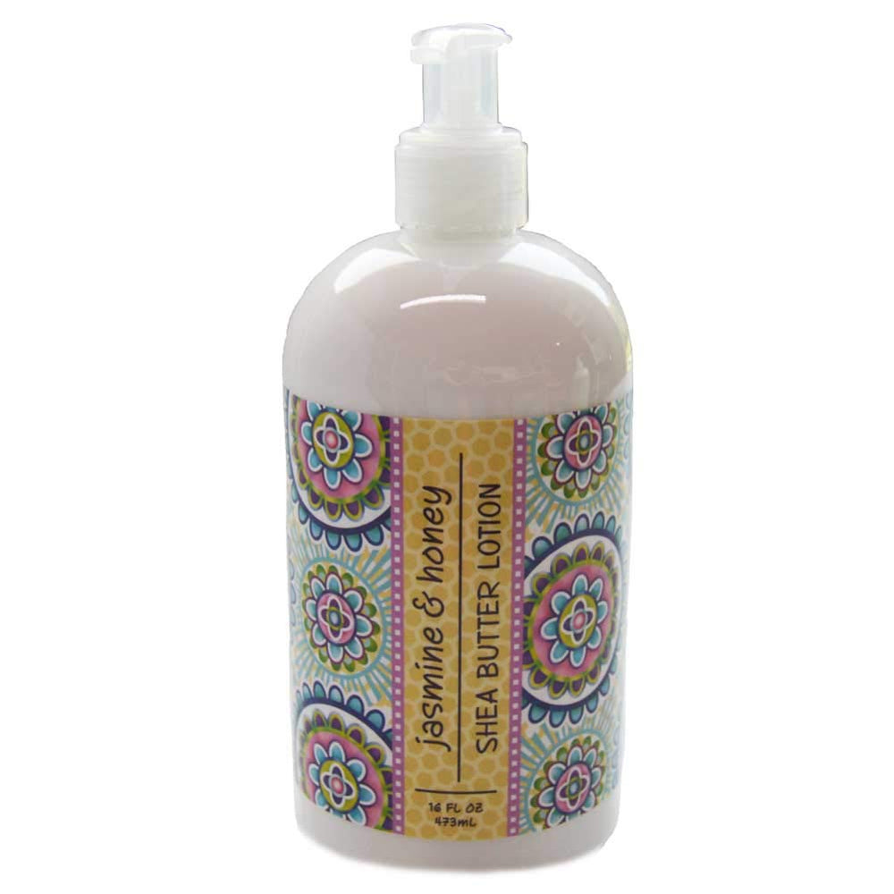 Greenwich Bay 16oz Garden Shea Butter Lotion Jasmine Honey delivers rich hydration and a soothing garden scent