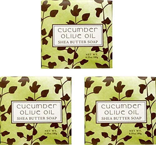 Greenwich Bay cleansing spa soap with shea and cocoa butter closeup suggesting moisturizing benefits.