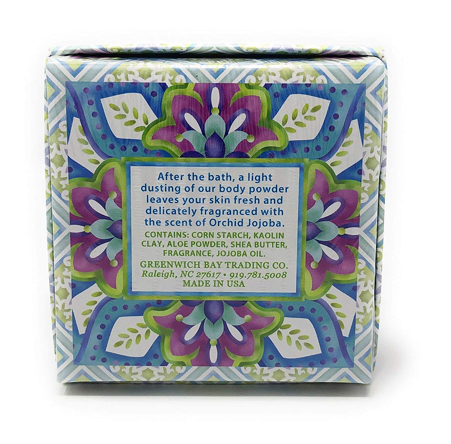 Greenwich Bay Dusting Powder Gift Box with puff for gifting