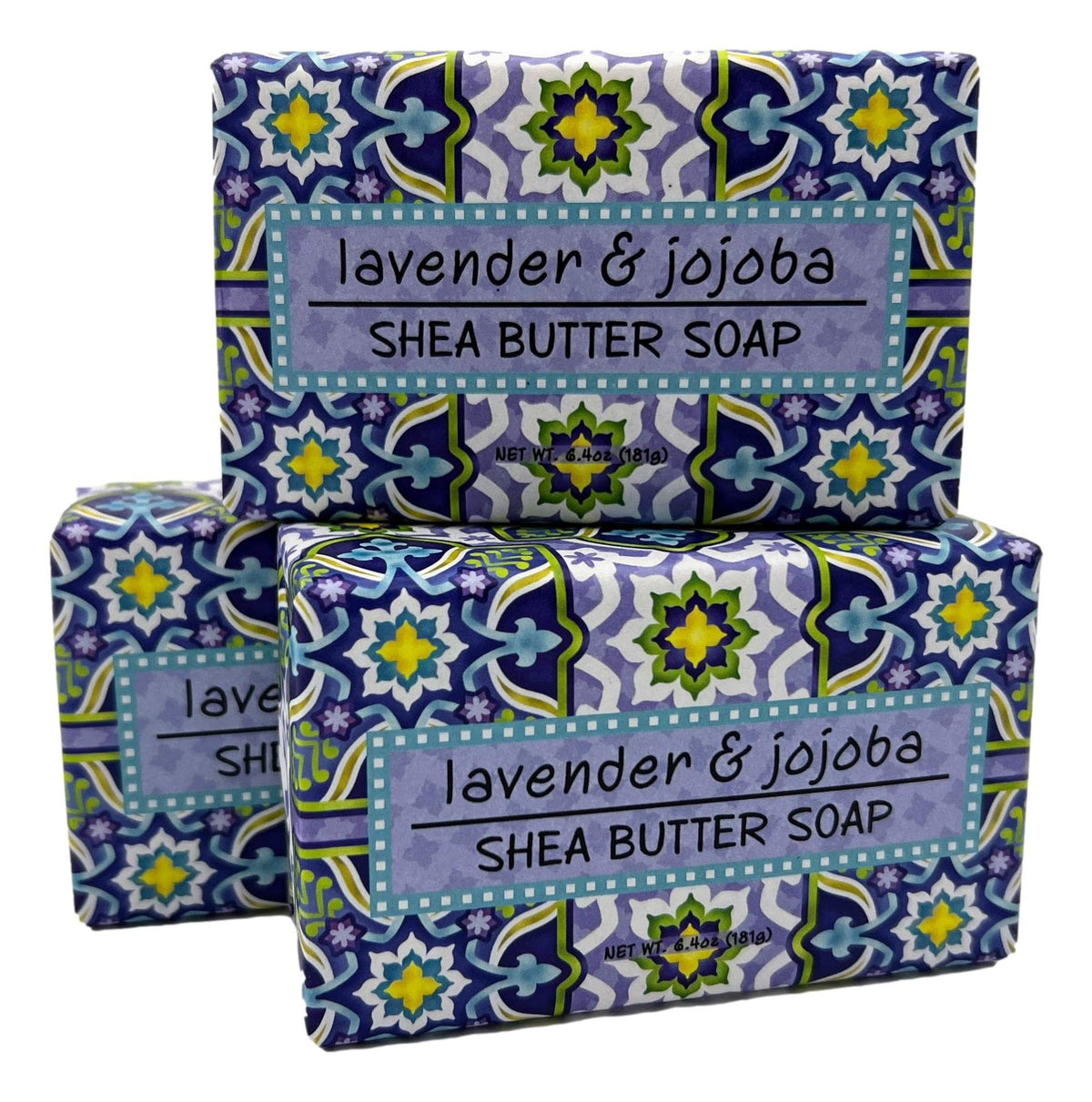 Greenwich Bay Lavender and Jojoba Soap bar close-up showing creamy lather for daily cleansing
