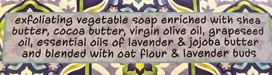 Greenwich Bay Lavender and Jojoba soap bar wrapped in paper, ideal for gifting