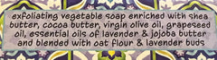 Greenwich Bay Lavender and Jojoba soap bar wrapped in paper, ideal for gifting