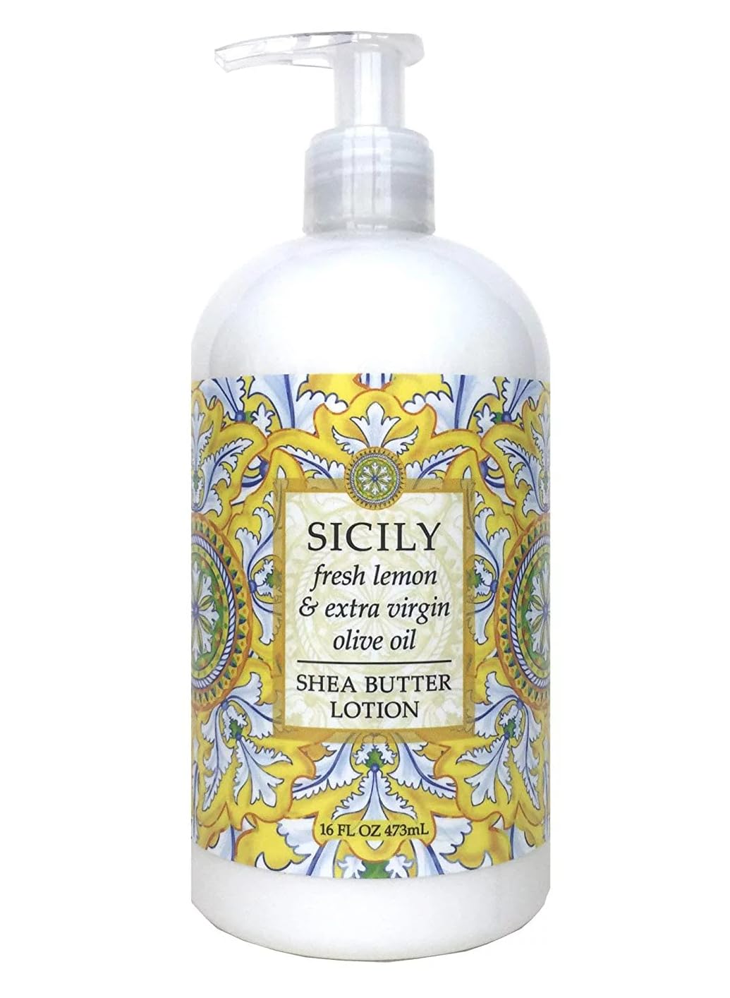 Greenwich Bay Lemon Sicily lotion packaging highlights travel-inspired scent and deep hydration