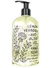 Greenwich Bay Lemon Verbena Olive Oil hand soap bottle for refreshing kitchen handwashing