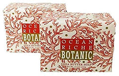 Greenwich Bay Ocean Riche soap bar front view showing rich lather-ready texture.