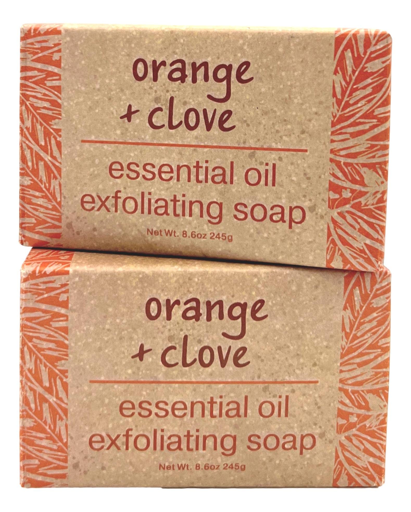 Greenwich Bay orange and clove exfoliating bath bar with oats for refreshed skin