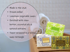 Greenwich Bay Orchid Jojoba soap bars set arranged for daily cleansing and spa-like fragrance.