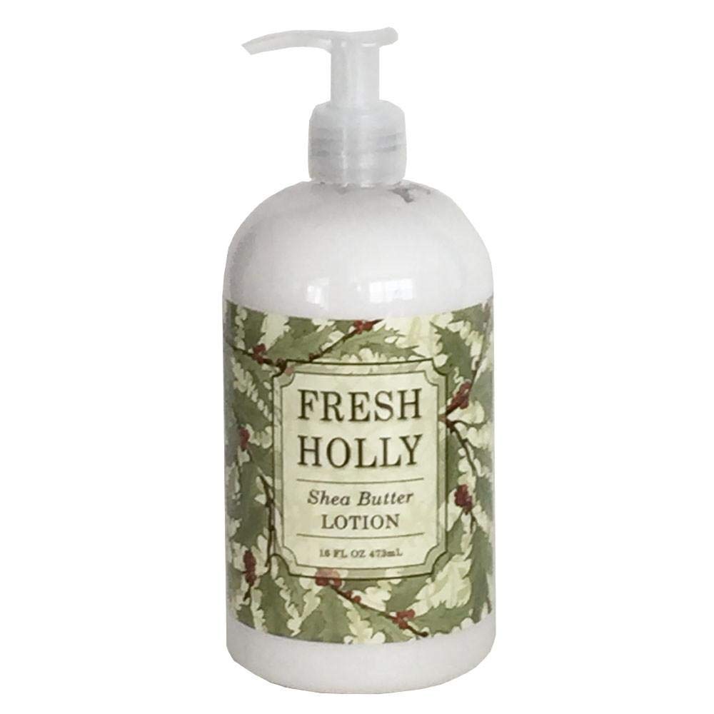 Greenwich Bay Fresh Holly 16oz lotion bottle for daily hydration and spa-like freshness