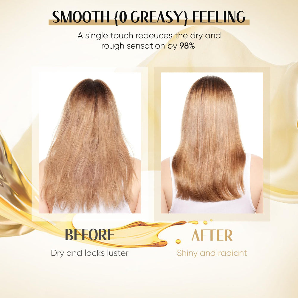 GREEONIL Olive Oil Serum adds shine and glow to smooth hair