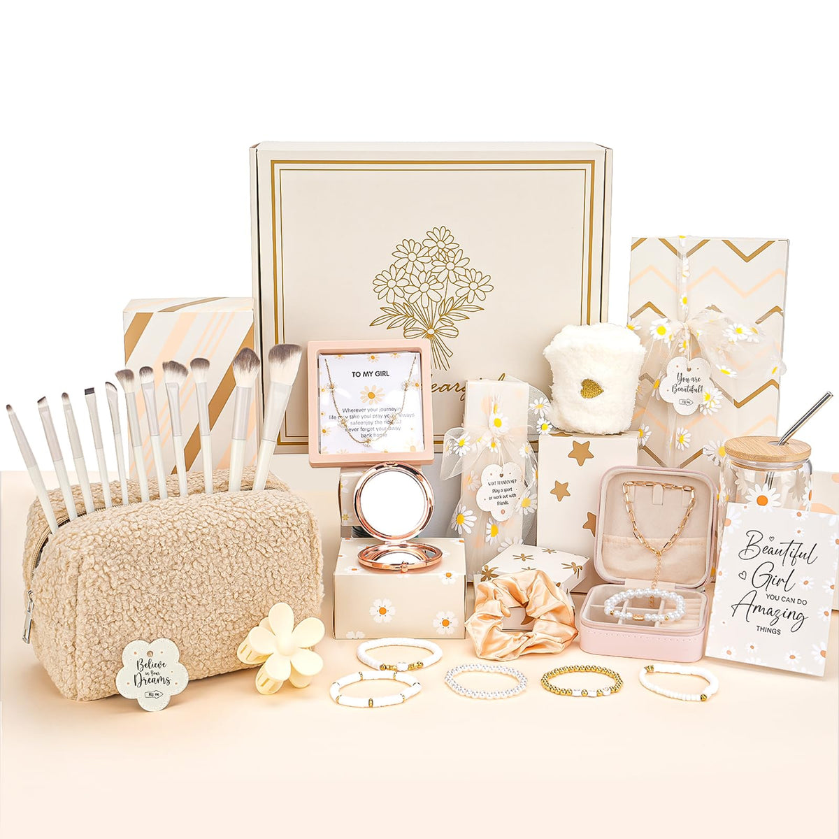 GREHELP gift box with ribbons, ideal for birthdays and back-to-school surprises.