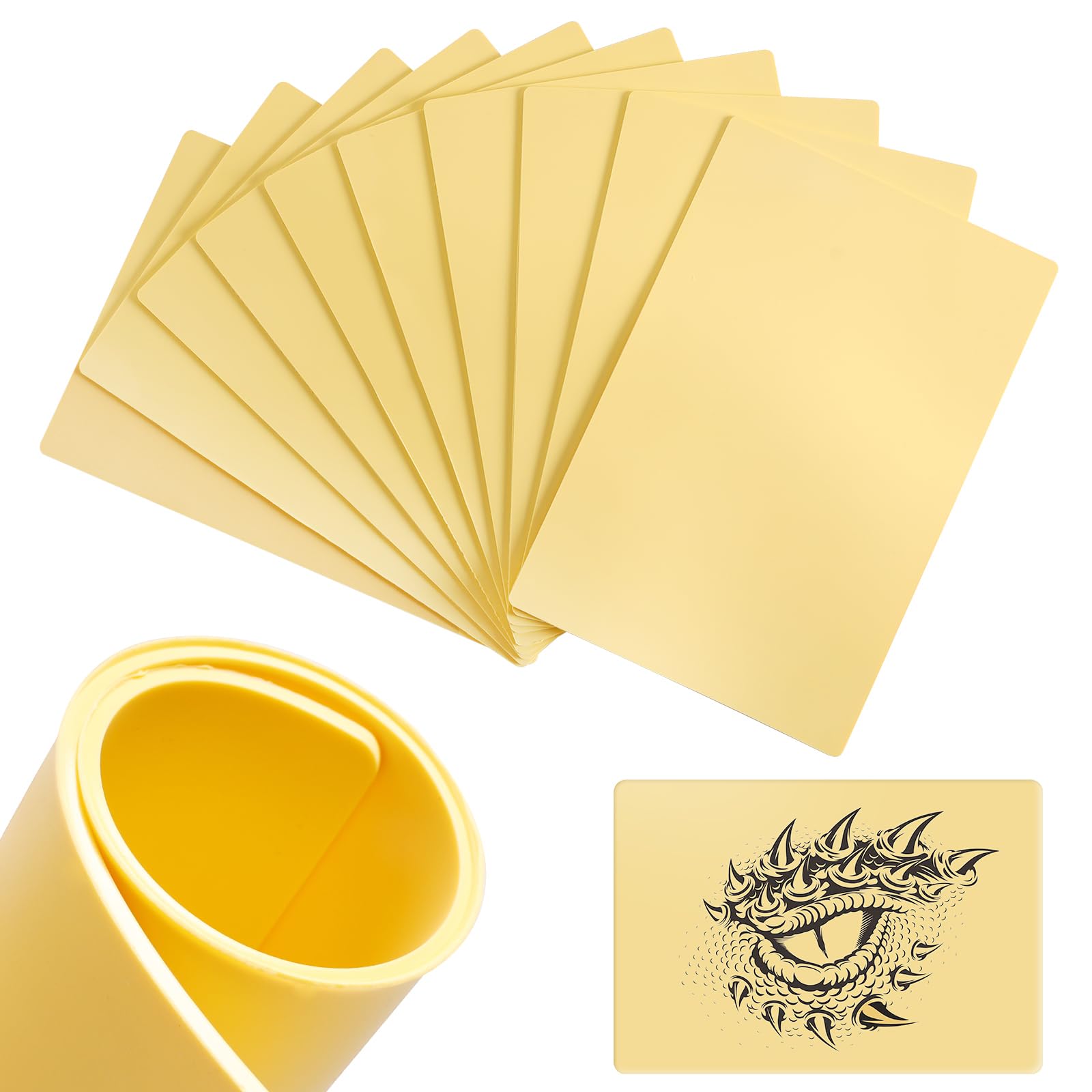 GRELEON tattoo skin 3mm thick for realistic practice and precise line work.