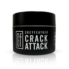 Greyfeather Crack Attack Hand Cream tube front with branding and packaging