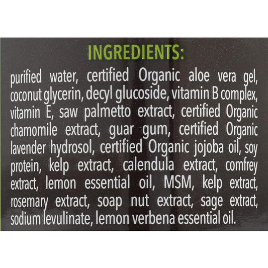 Griffin Remedy Shampoo Volumizing lather on hair to boost volume.