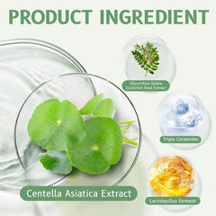 GROEI Centella Asiatica tube application demonstrates easy, portion-controlled use.