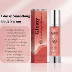 GROEI Glossy serum texture close-up shows a silky fast-absorbing formula.