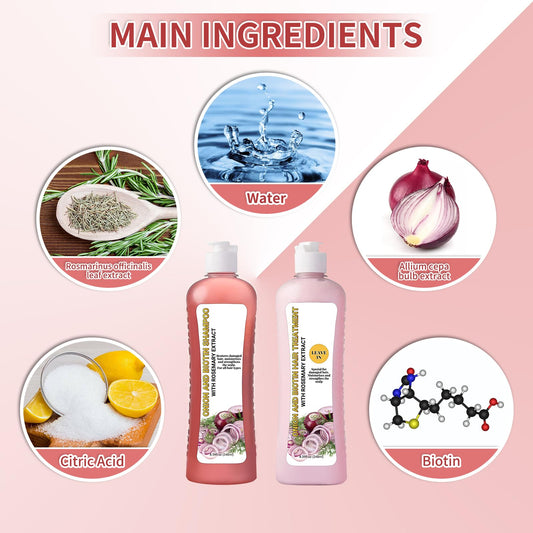GROEI Hair Treatment bottle with rosemary extract for moisture and shine