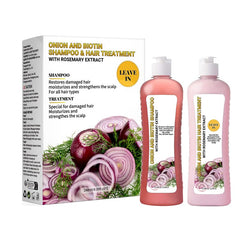GROEI Onion Biotin Shampoo bottle with rosemary extract for nourishing scalp care and smoother hair