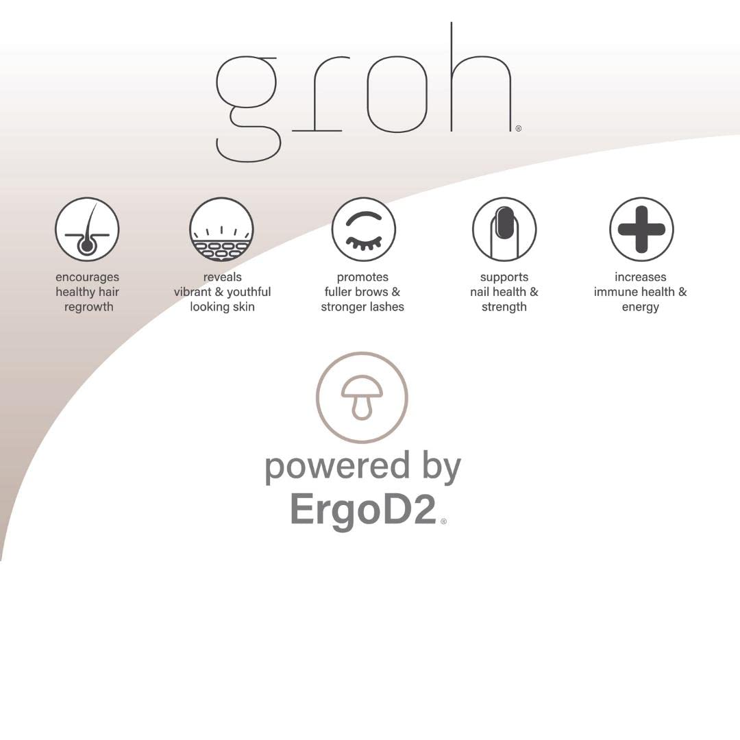 GROH Restorative Shampoo color-safe formula on dyed hair example.