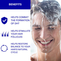 GroMD Argan oil droplets highlighting scalp nourishment