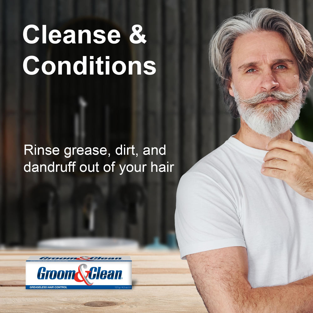 Groom and Clean gel dispensing close up showing smooth finish